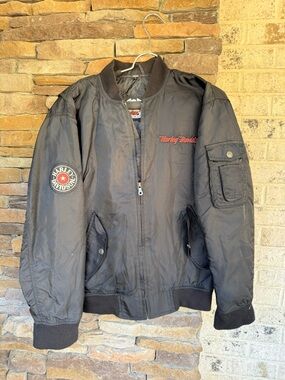 Harley Davidson Vintage Milwaukee Wisconsin Embroidered Jacket-Size Small